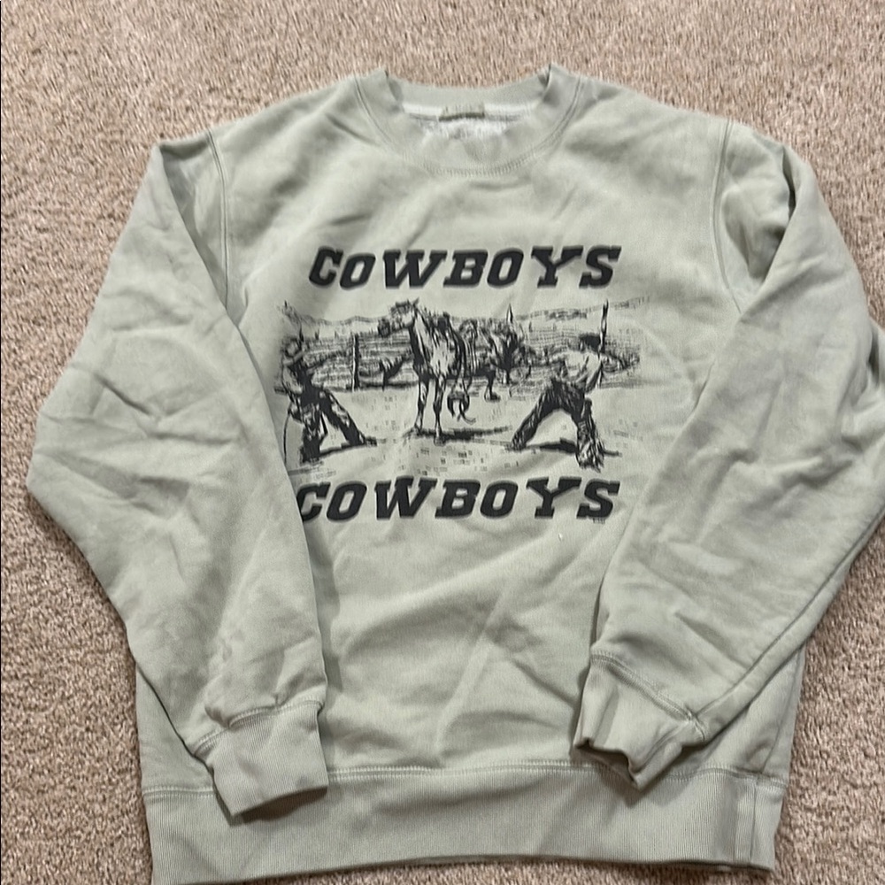Brandy Melville (John Galt) Cowboys Graphic Sweatshirt